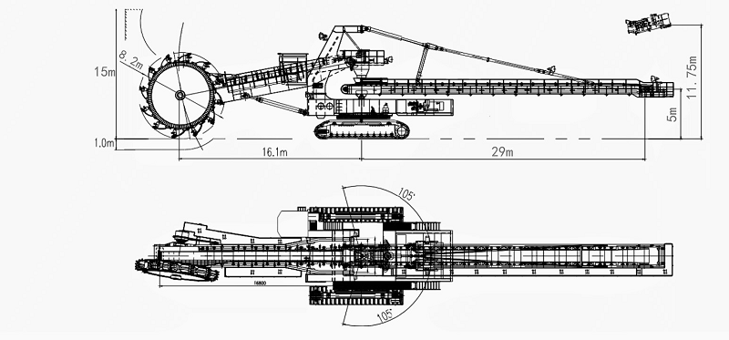  JXLW-2800 Кофичен багер 